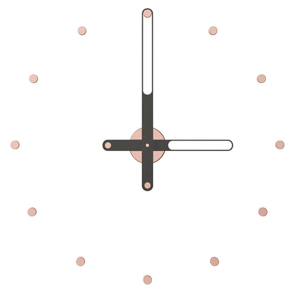 Nilo Index Wall Clock with Hour Markers – image 26