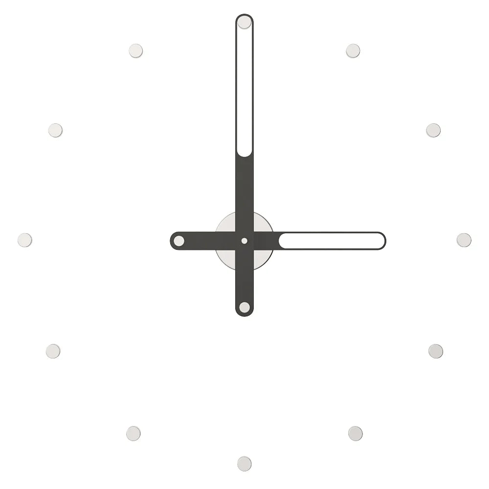 Nilo Index Wall Clock with Hour Markers – image 27
