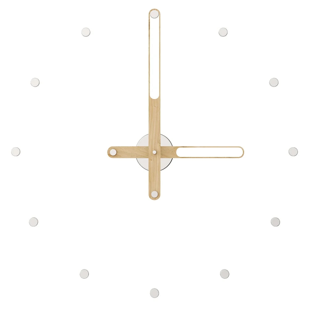 Nilo Index Wall Clock with Hour Markers – image 29