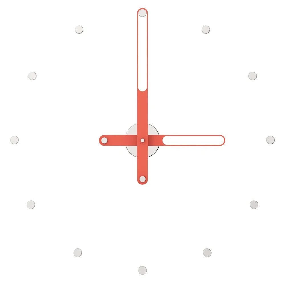 Nilo Index Wall Clock with Hour Markers – image 30