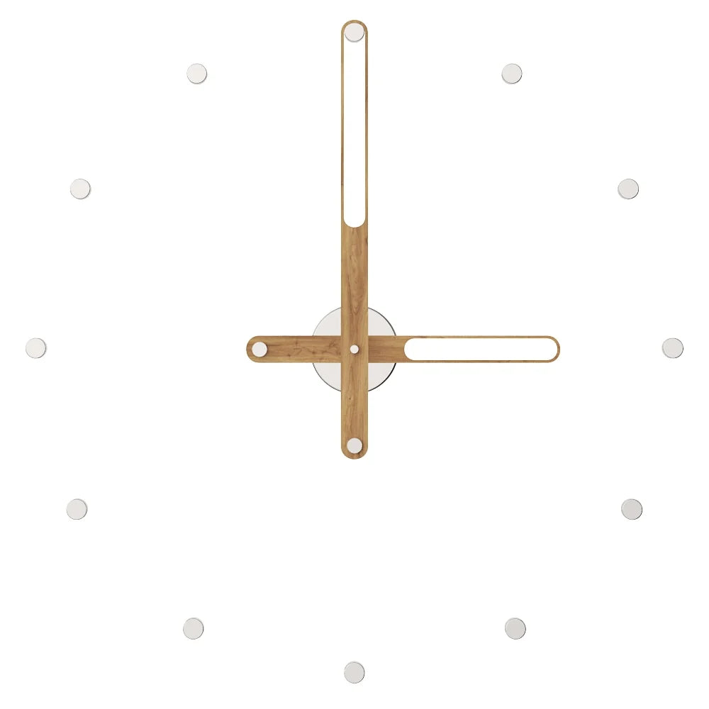 Nilo Index Wall Clock with Hour Markers – image 31