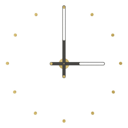 Nilo Index Wall Clock with Hour Markers – image 46