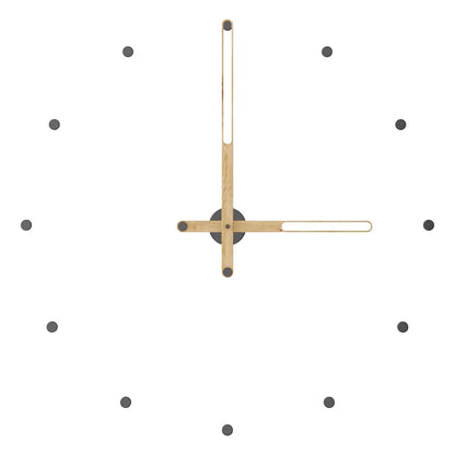 Nilo Index Wall Clock with Hour Markers – image 44