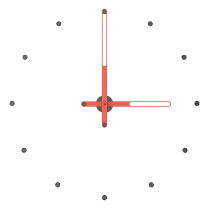 Nilo Index Wall Clock with Hour Markers – image 43