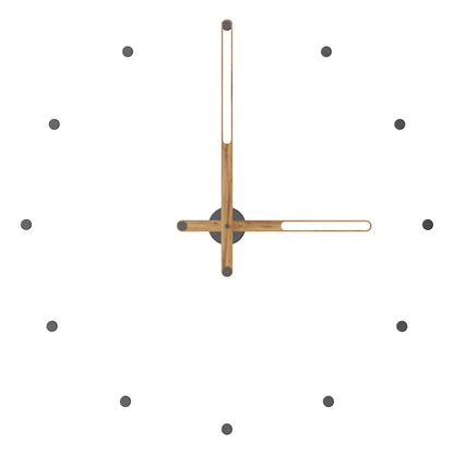 Nilo Index Wall Clock with Hour Markers – image 42