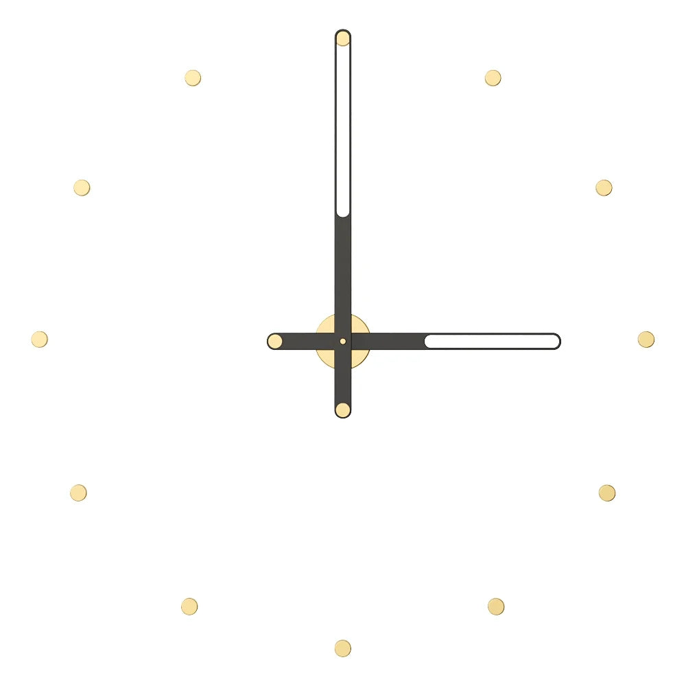 Nilo Index Wall Clock with Hour Markers – image 41