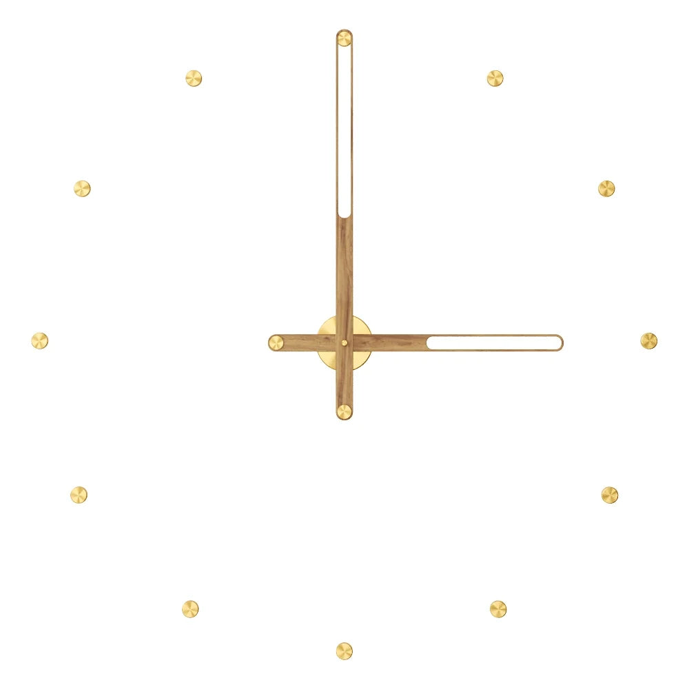 Nilo Index Wall Clock with Hour Markers – image 39