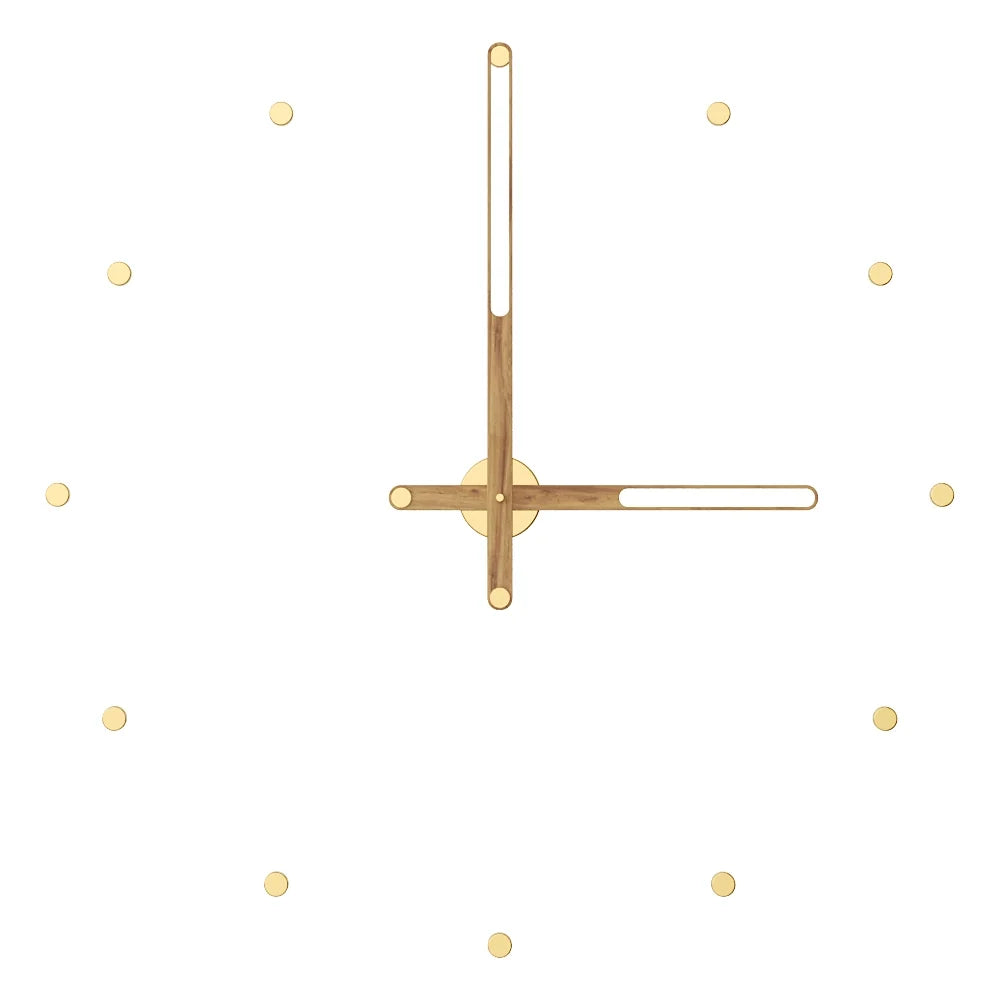Nilo Index Wall Clock with Hour Markers – image 38