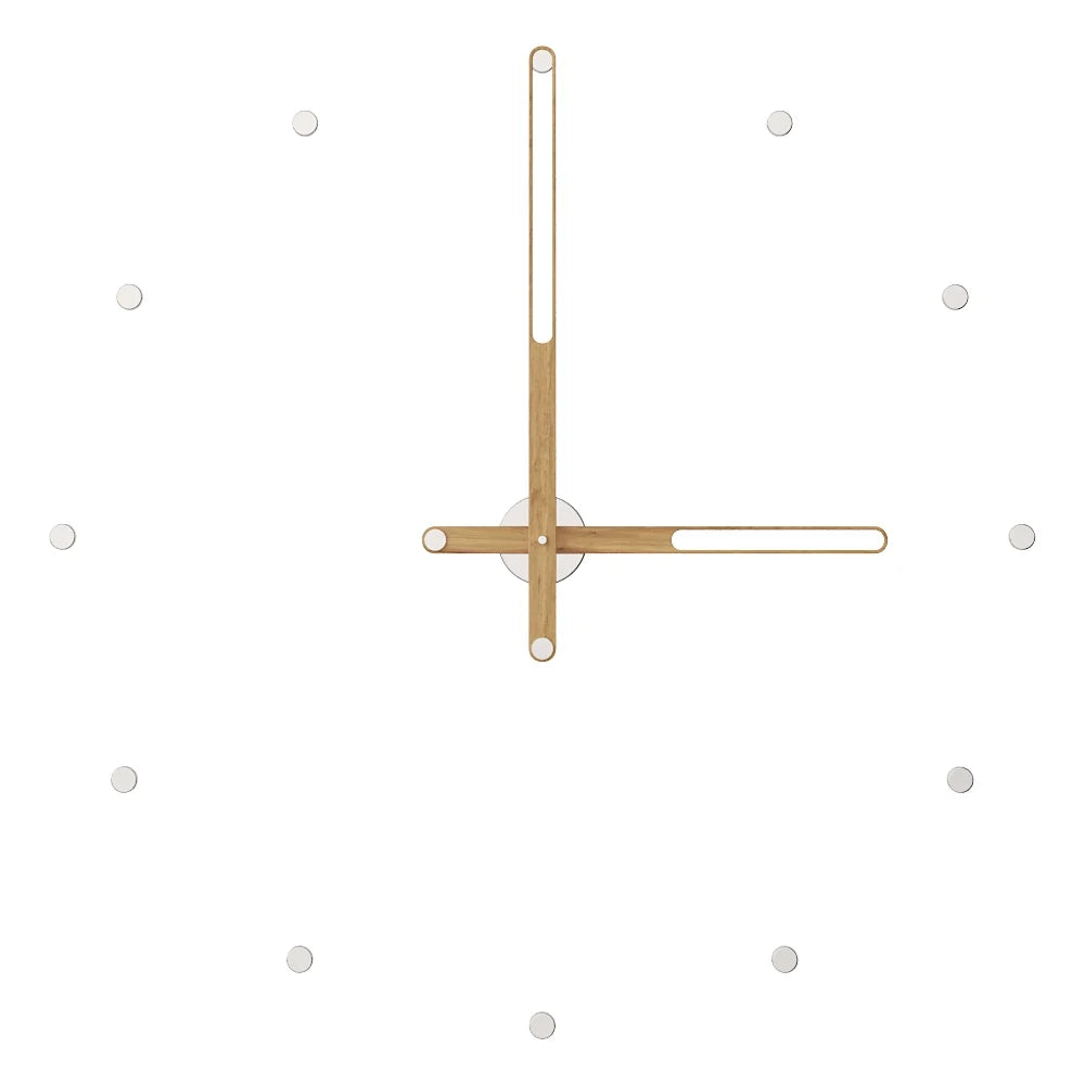 Nilo Index Wall Clock with Hour Markers – image 32