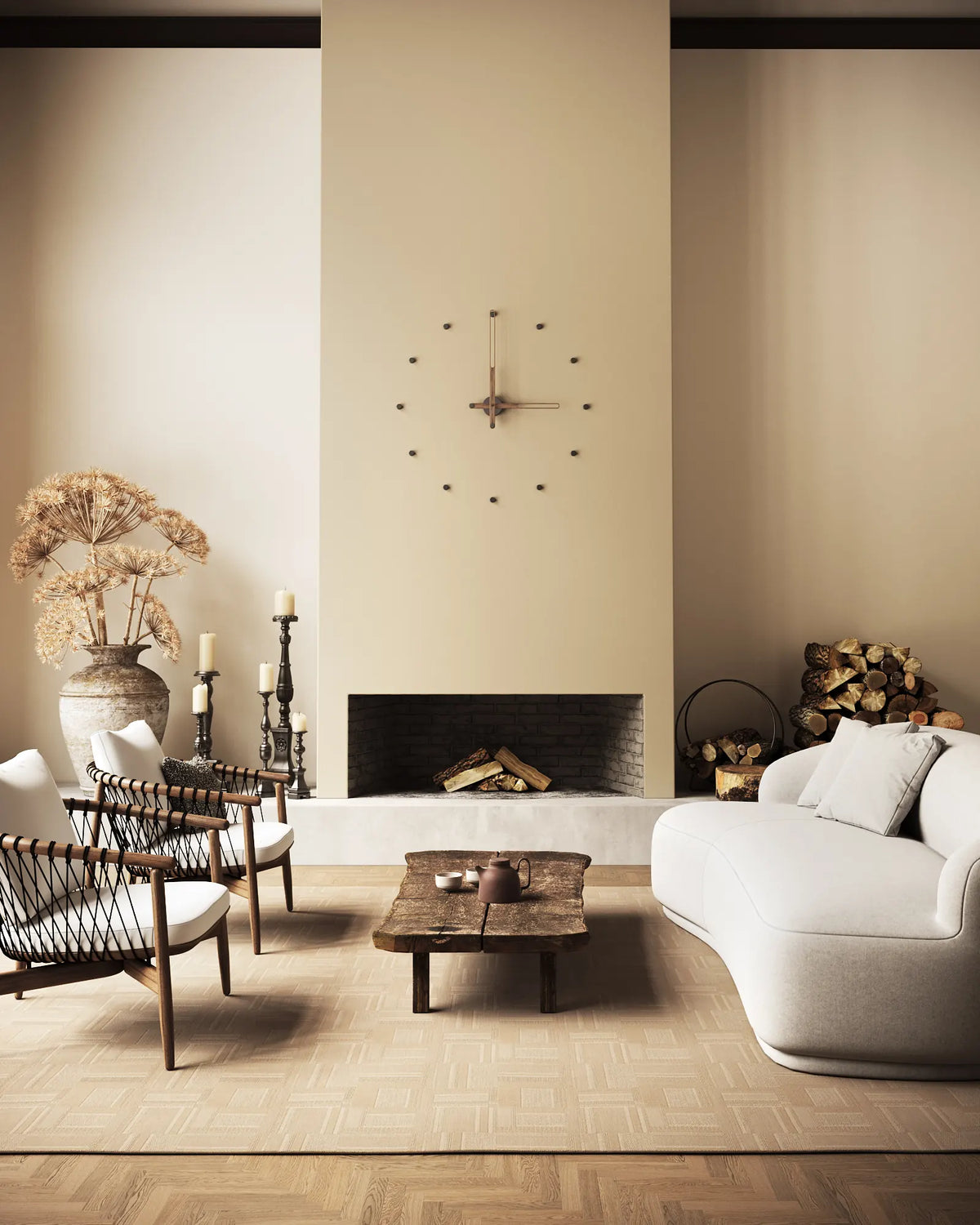 Nilo Index Wall Clock with Hour Markers – image 8