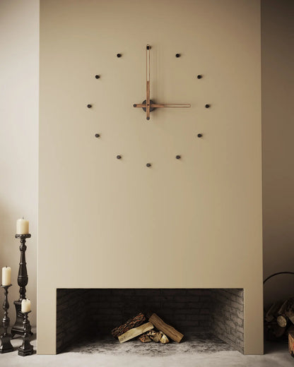 Nilo Index Wall Clock with Hour Markers – image 2