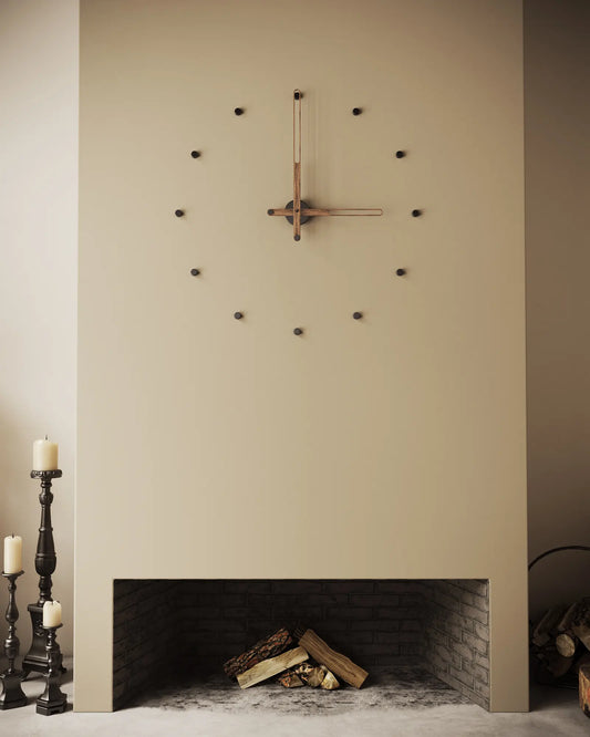 Nilo Index Wall Clock with Hour Markers – image 2