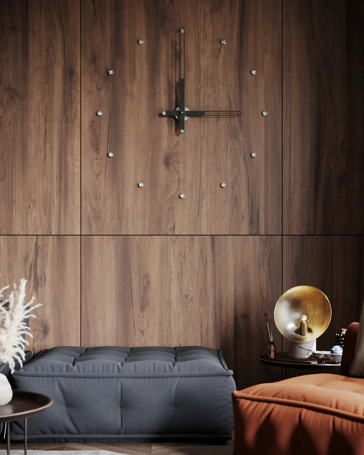 Nilo Index Wall Clock with Hour Markers – image 5