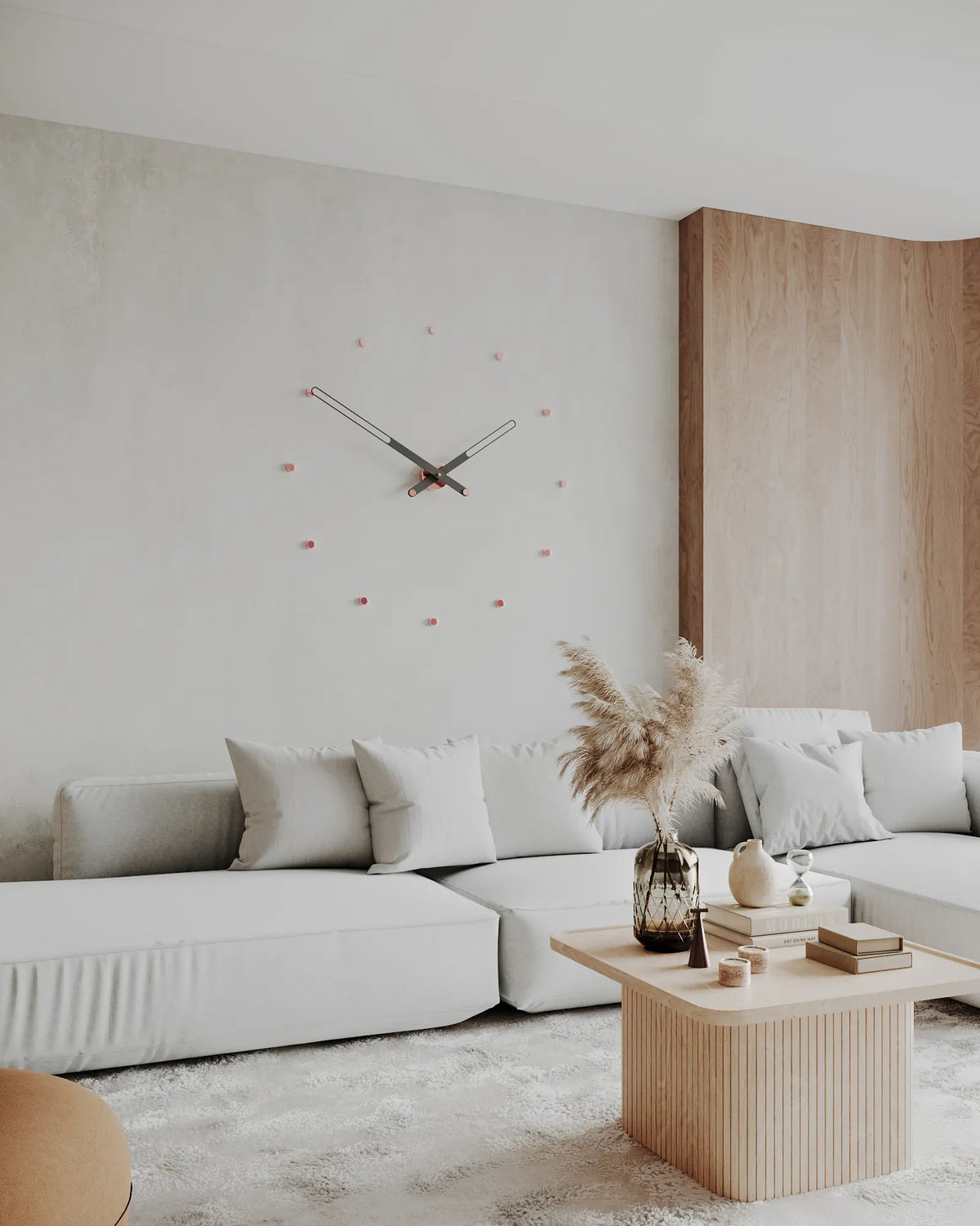 Nilo Index Wall Clock with Hour Markers – image 12