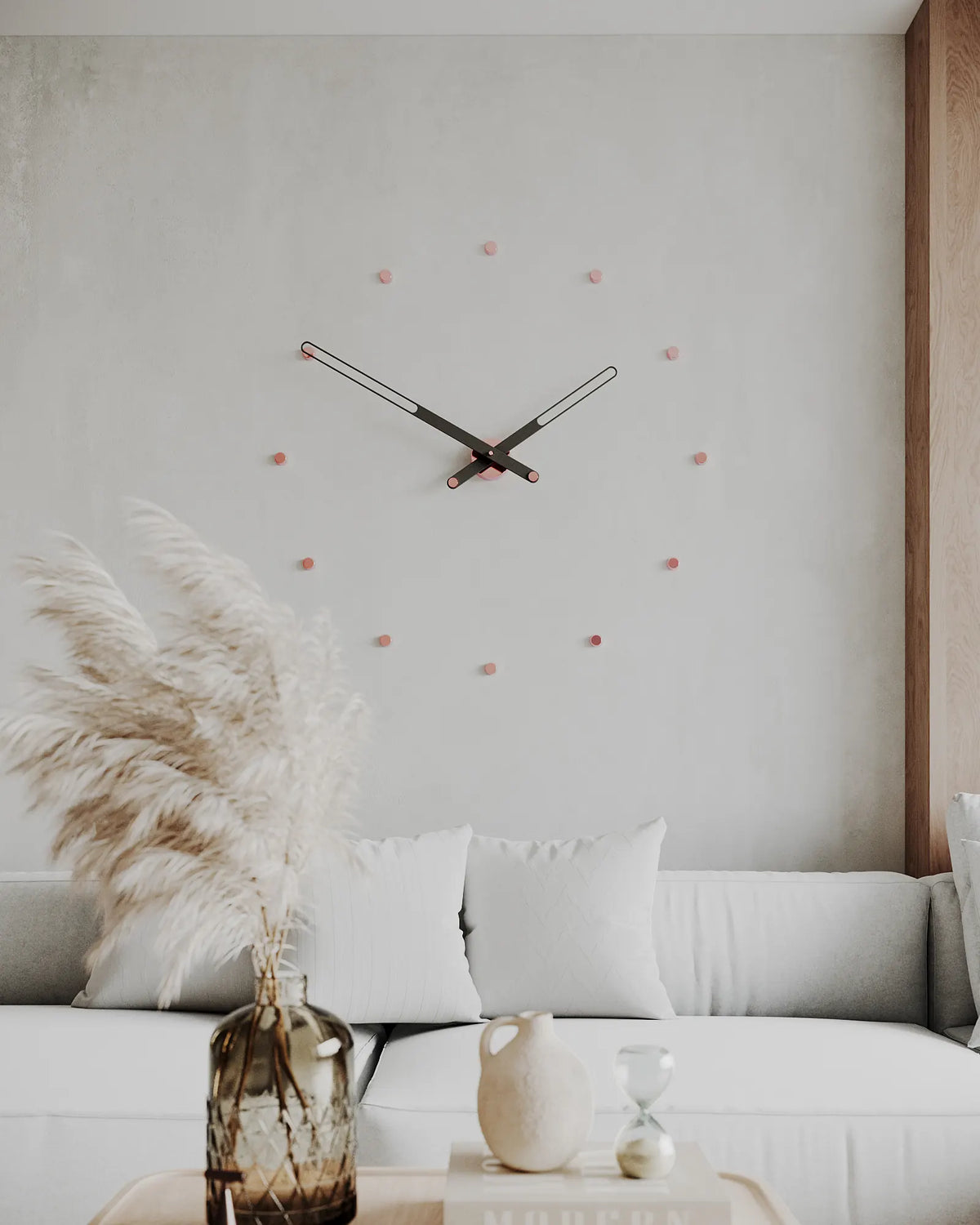 Nilo Index Wall Clock with Hour Markers – image 13