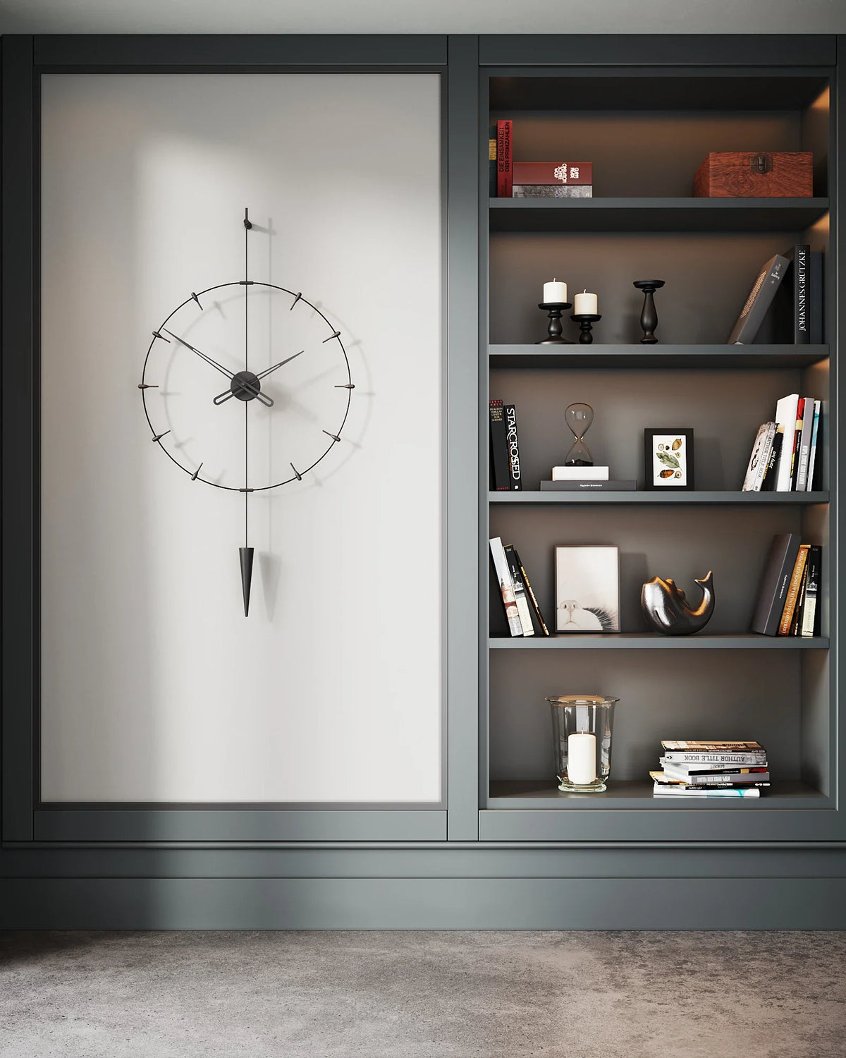 Pendula Index Pendulum Wall Clock – image 4