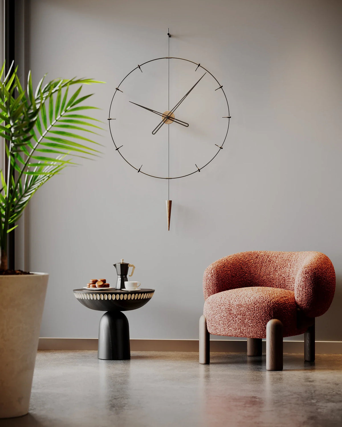 Pendula Index Pendulum Wall Clock – image 8