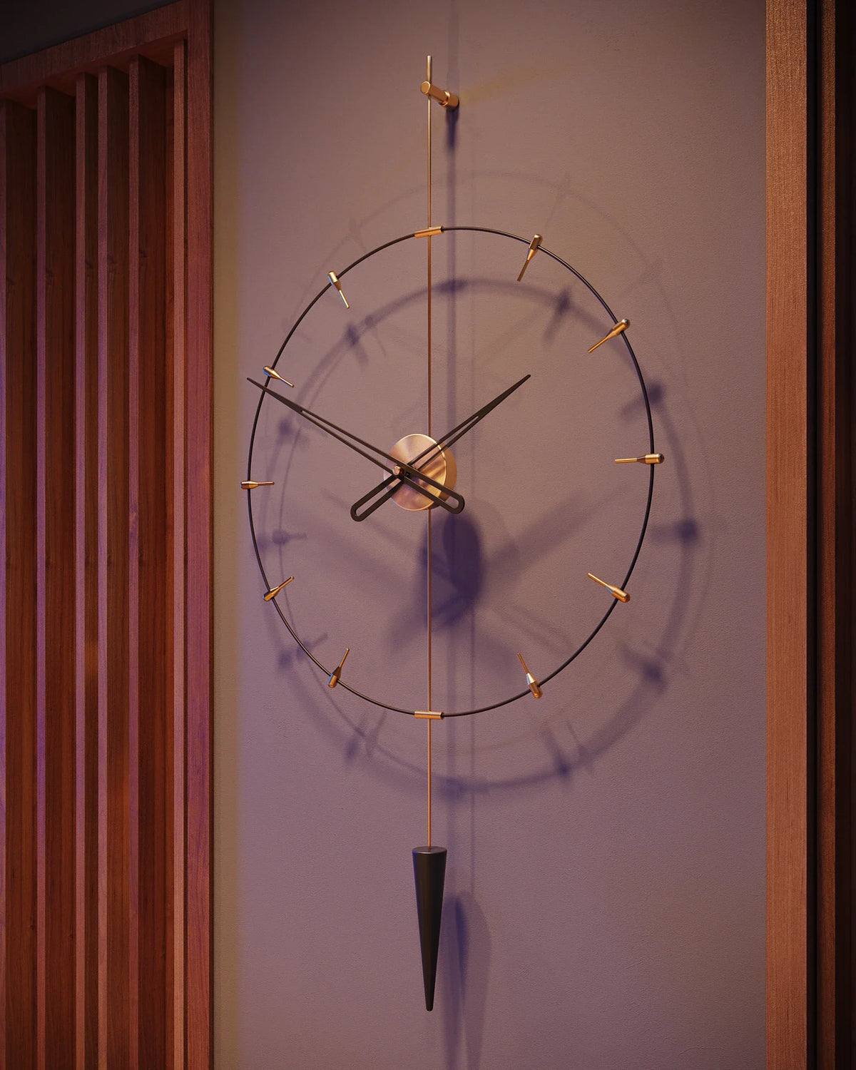 Pendula Index Pendulum Wall Clock – image 3