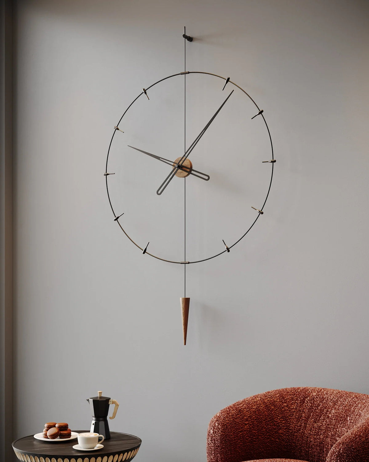 Pendula Index Pendulum Wall Clock – image 9