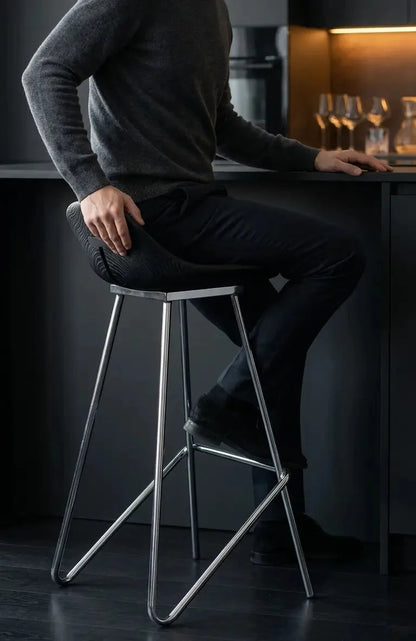 Sculpted Wood Wing Counter and Bar Stool – image 11