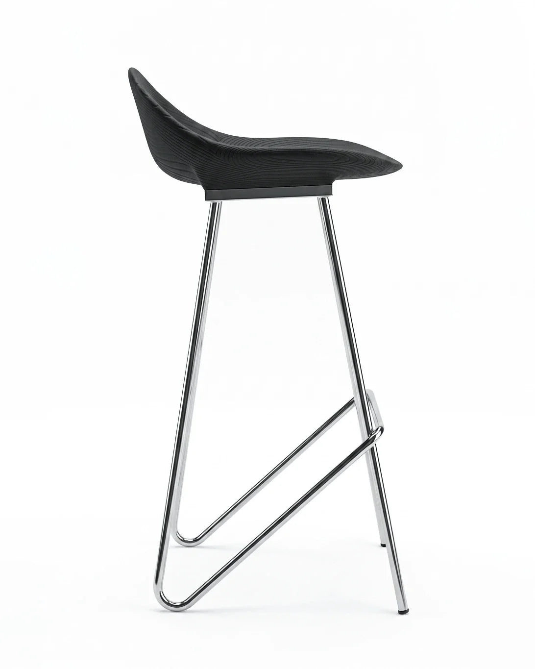 Sculpted Wood Wing Counter and Bar Stool – image 12