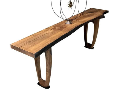 Rustic Solid Walnut Console and Sofa Table – image 1
