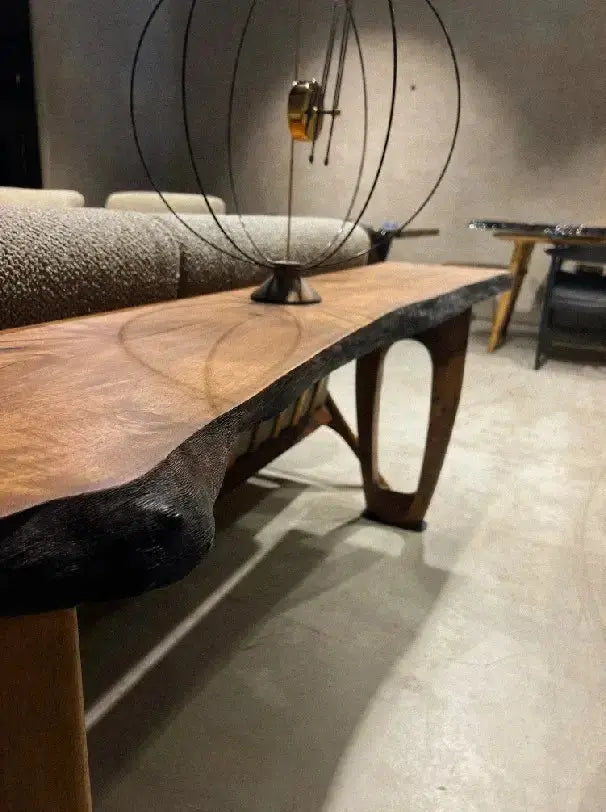 Rustic Solid Walnut Console and Sofa Table – image 5