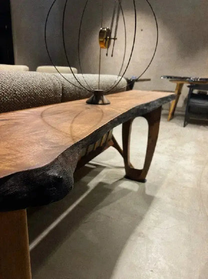 Rustic Solid Walnut Console and Sofa Table – image 5