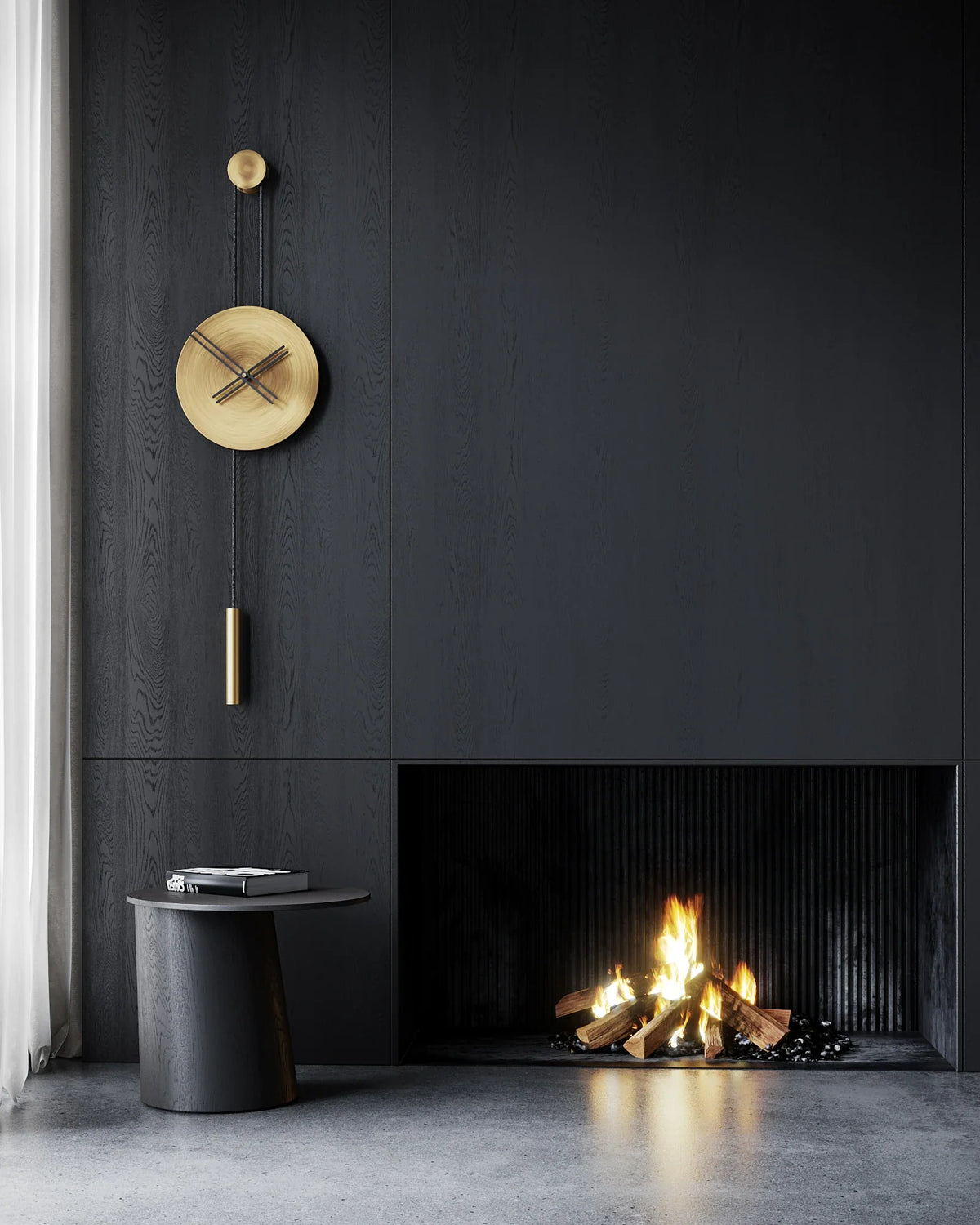 Serena Minimalist Metal Wall Clock – image 5