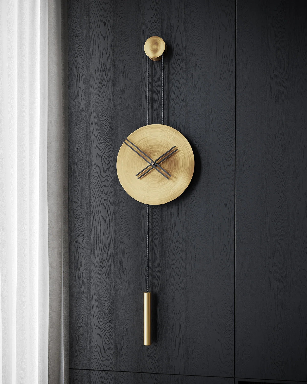 Serena Minimalist Metal Wall Clock – image 6