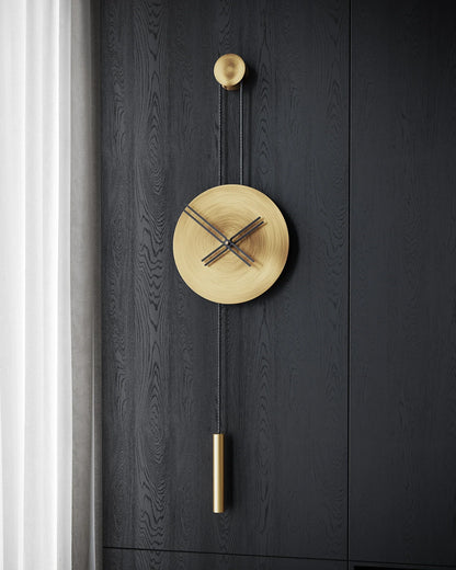 Serena Minimalist Metal Wall Clock – image 6