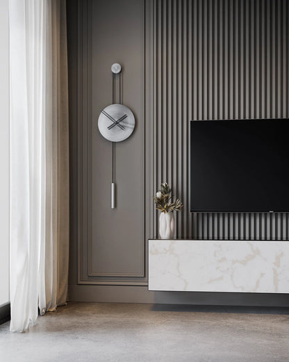 Serena Minimalist Metal Wall Clock – image 8