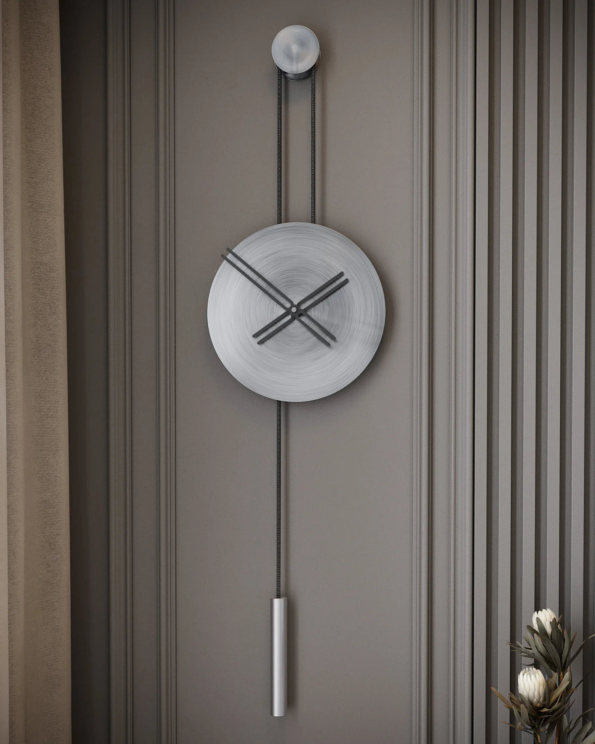 Serena Minimalist Metal Wall Clock – image 9
