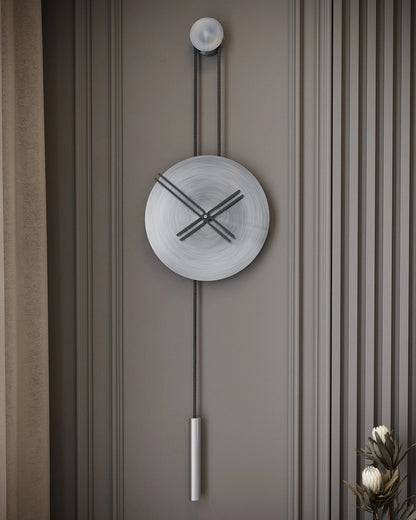 Serena Minimalist Metal Wall Clock – image 9
