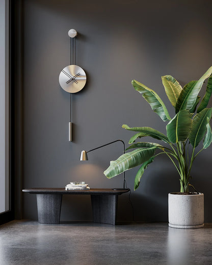 Serena Minimalist Metal Wall Clock – image 15
