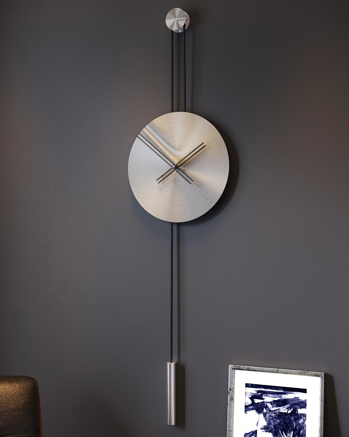 Serena Minimalist Metal Wall Clock – image 23