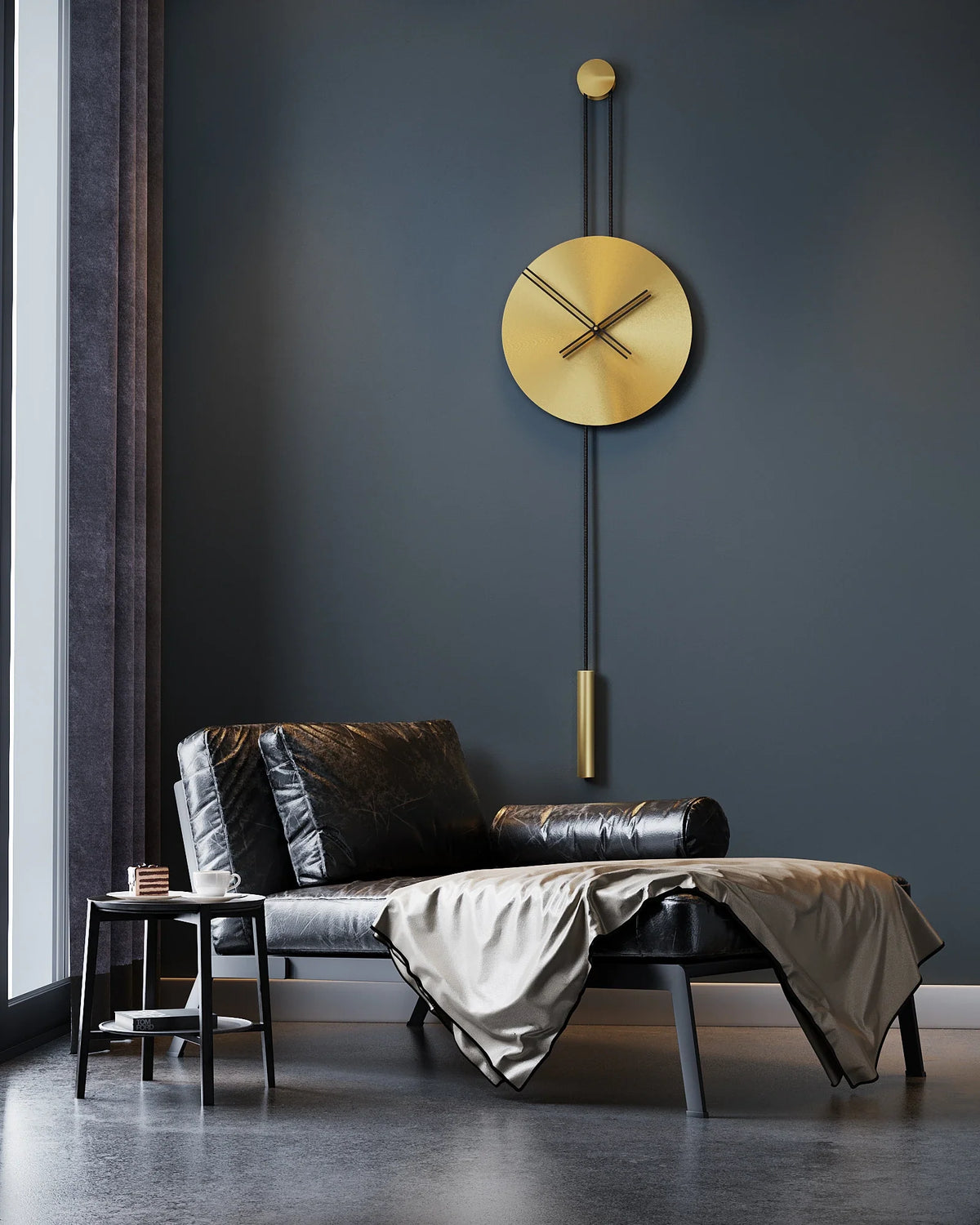 Serena Minimalist Metal Wall Clock – image 24