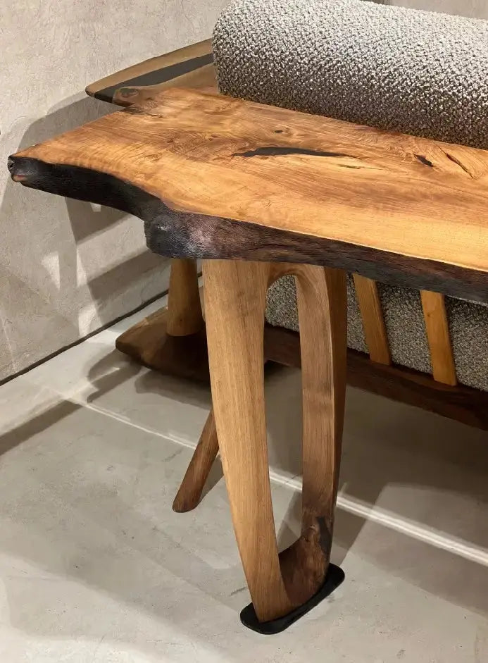 Rustic Solid Walnut Console and Sofa Table – image 2