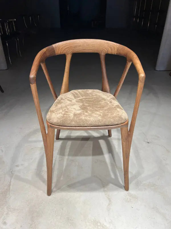 Italian-Style Solid Walnut Dining Chair – image 7