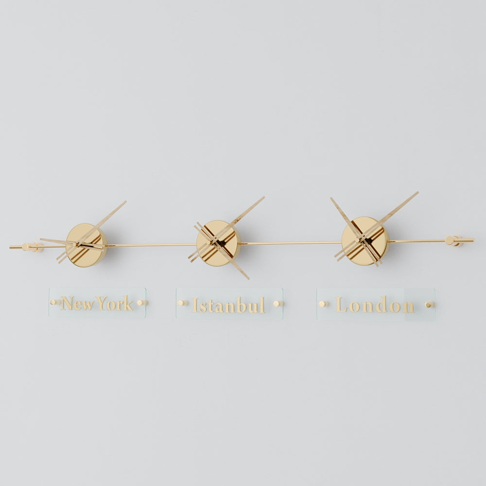 Mondo Panoramic World Time Zone Wall Clock – image 31
