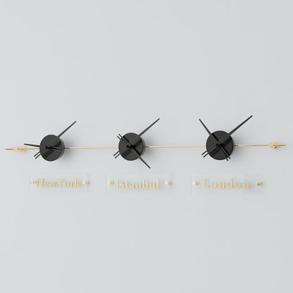 Mondo Panoramic World Time Zone Wall Clock – image 34