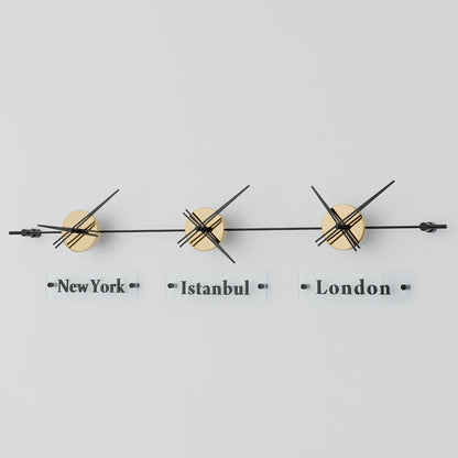 Mondo Panoramic World Time Zone Wall Clock – image 43