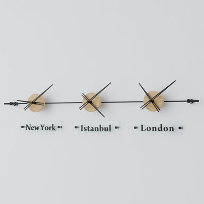 Mondo Panoramic World Time Zone Wall Clock – image 44