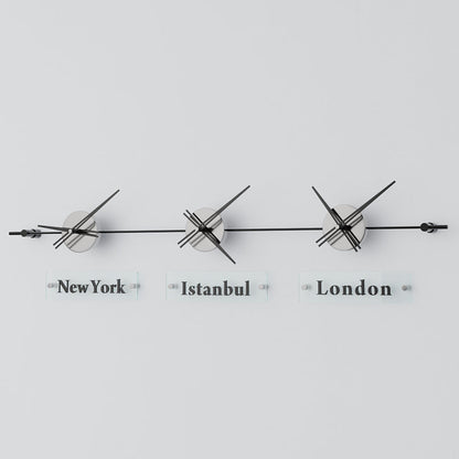 Mondo Panoramic World Time Zone Wall Clock – image 45