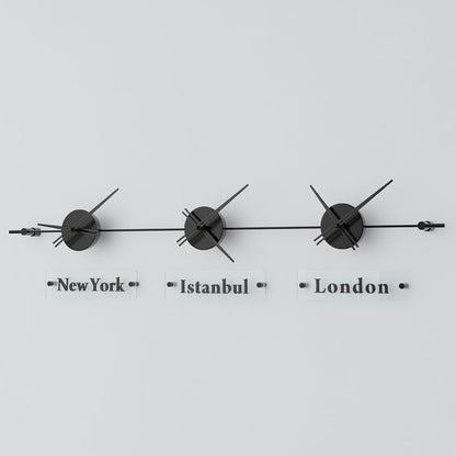 Mondo Panoramic World Time Zone Wall Clock – image 51