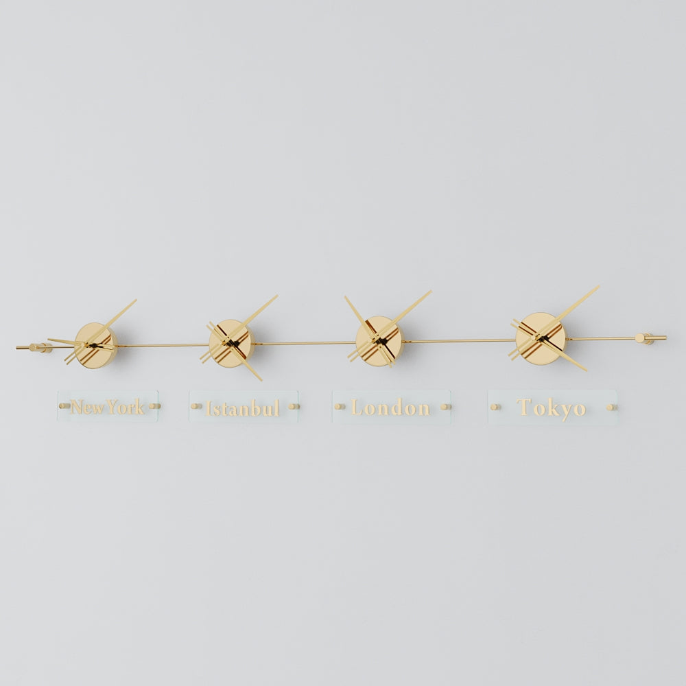 Mondo Panoramic World Time Zone Wall Clock – image 52