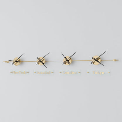 Mondo Panoramic World Time Zone Wall Clock – image 54