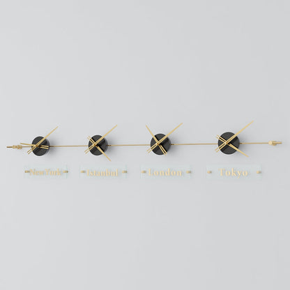 Mondo Panoramic World Time Zone Wall Clock – image 55