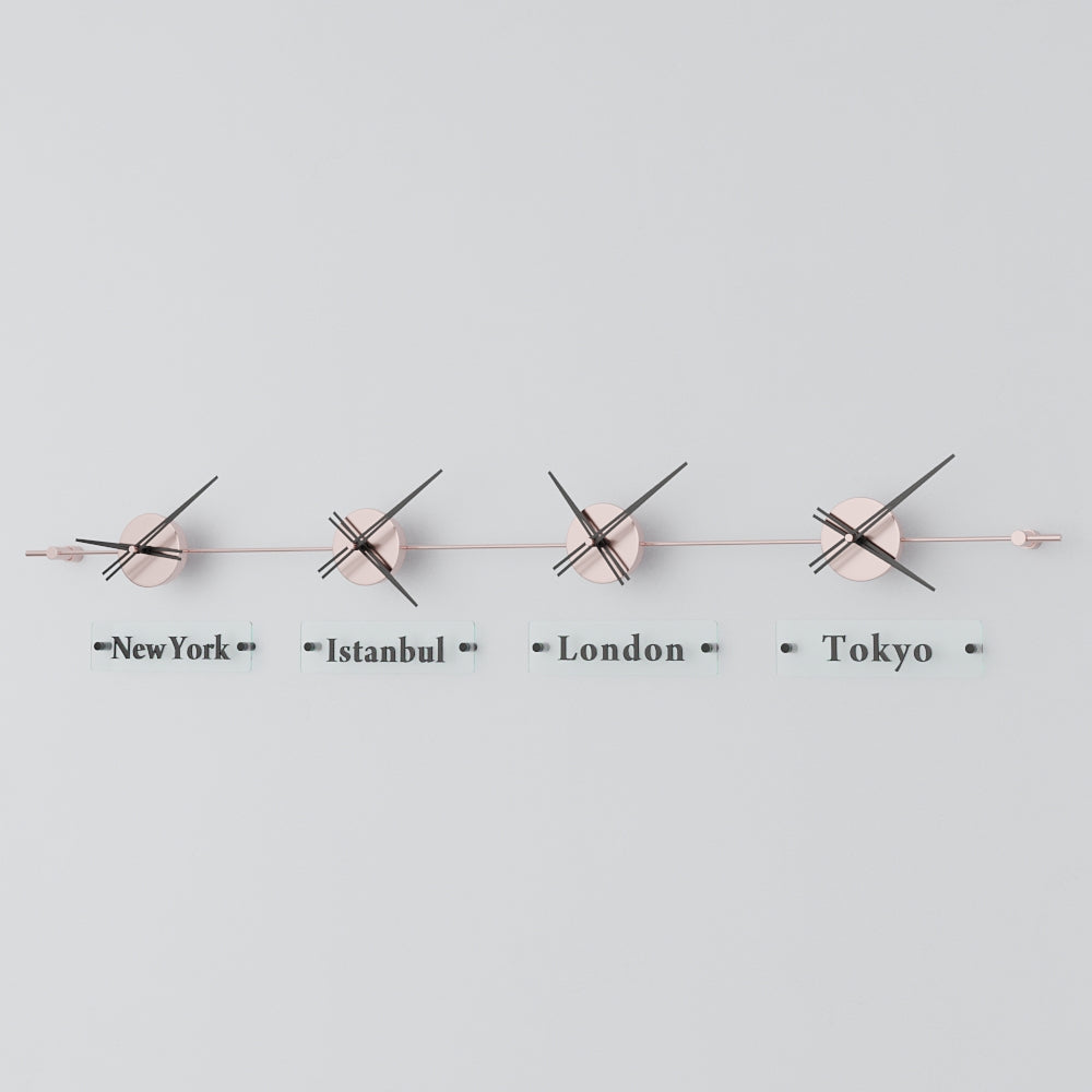 Mondo Panoramic World Time Zone Wall Clock – image 57