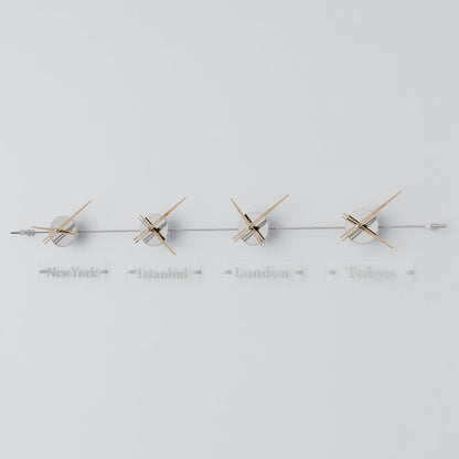 Mondo Panoramic World Time Zone Wall Clock – image 60